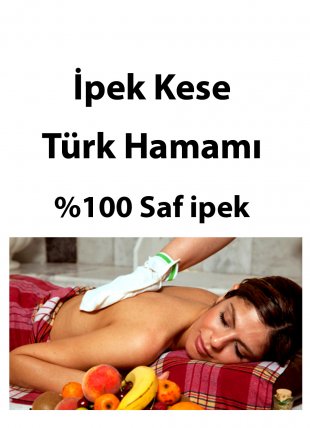 %100 İpek Hamam Kesesi